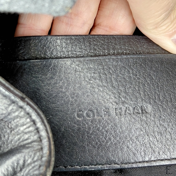 Cole Haan Jade Backpack Black Pebbled Leather - Picture 4 of 14